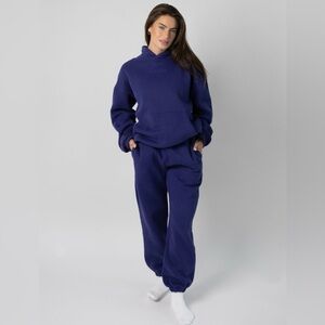 Comfrt Signature Hoodie and Sweatpants Set in Indigo - Adults